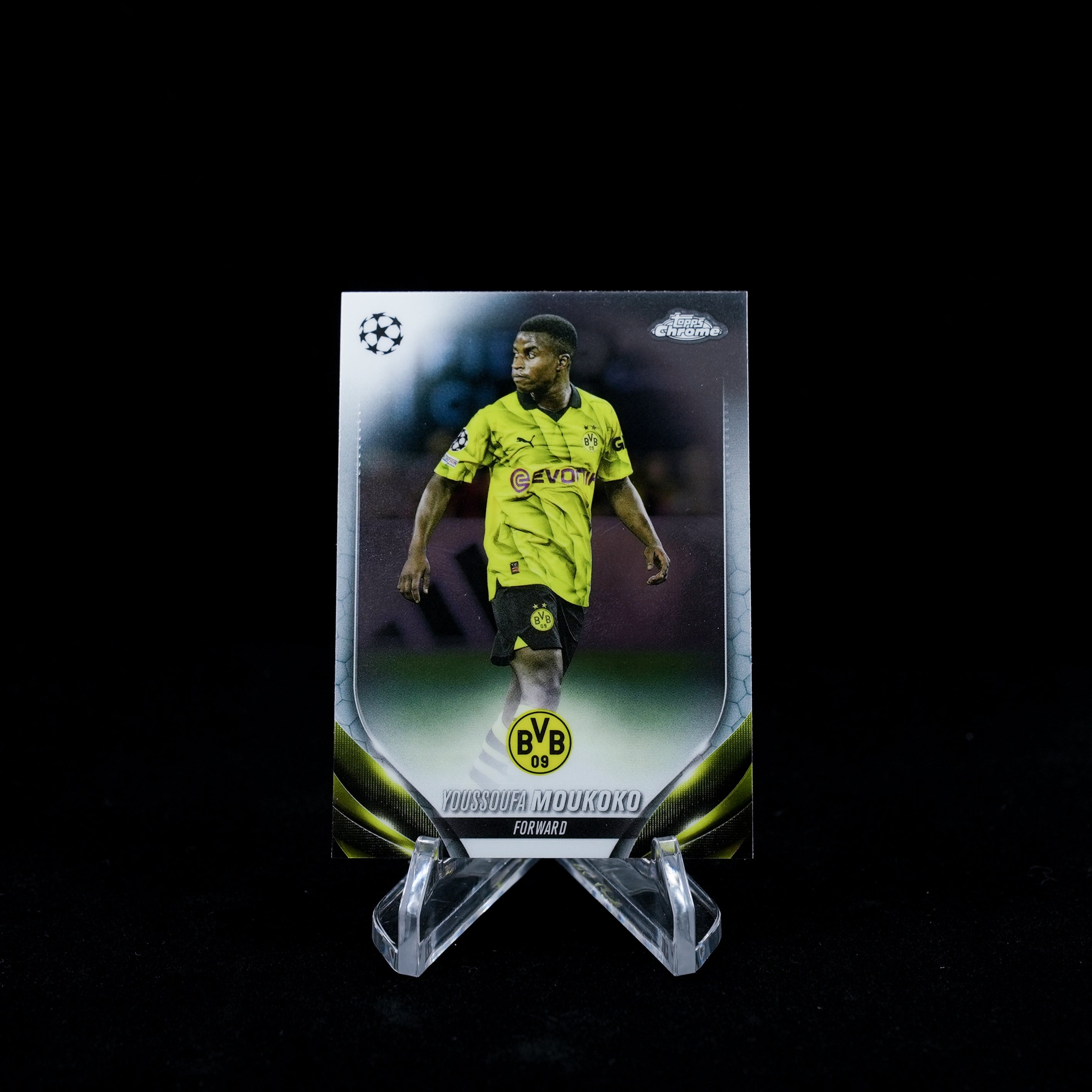 2023-24 Topps Chrome UEFA Club Competitions Soccer-BVB borussia Dortmund-Base Card
